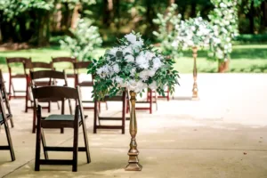 The Lofton 2025 Showcase Outdoor Ceremony Seating and Floral Decor