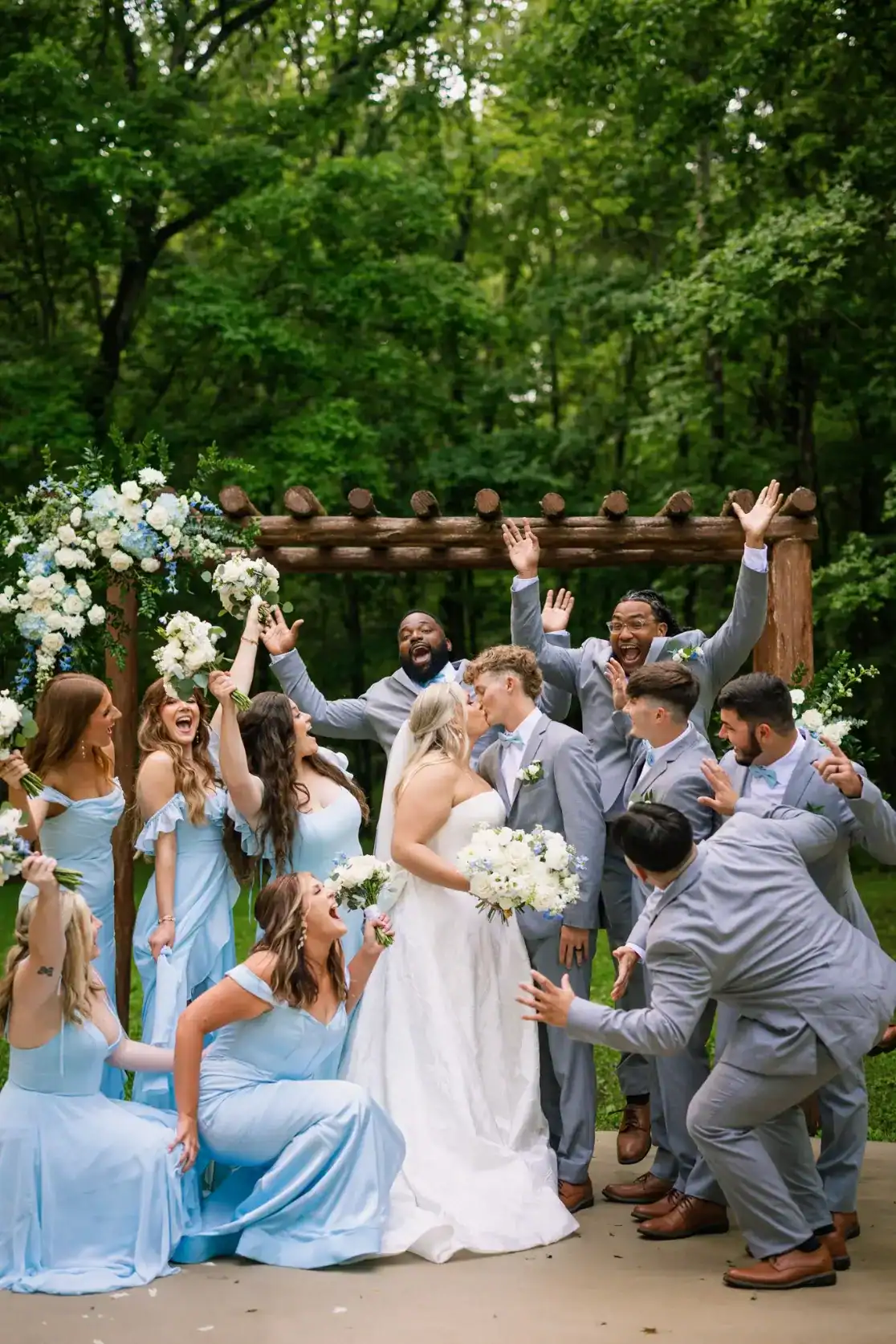 The Lofton Hunter + Emma's Wedding BellaSaint Photography Wedding Party