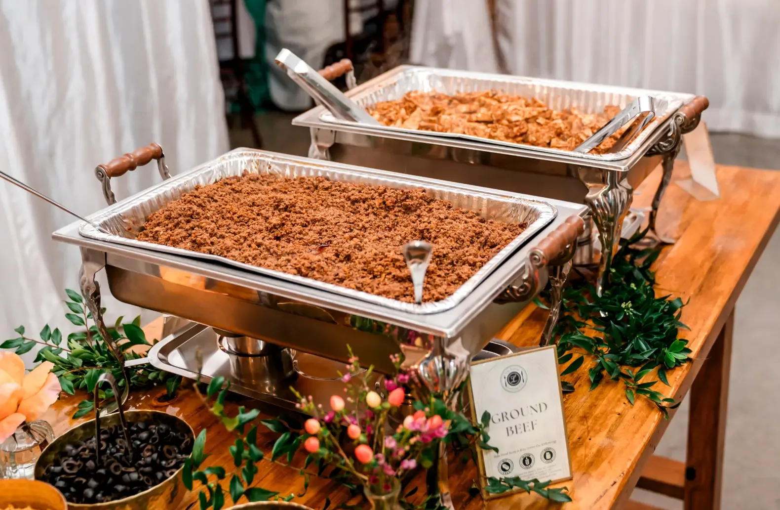 The Lofton Wedding Catering Alexa + Carson Lauren Askew Photography