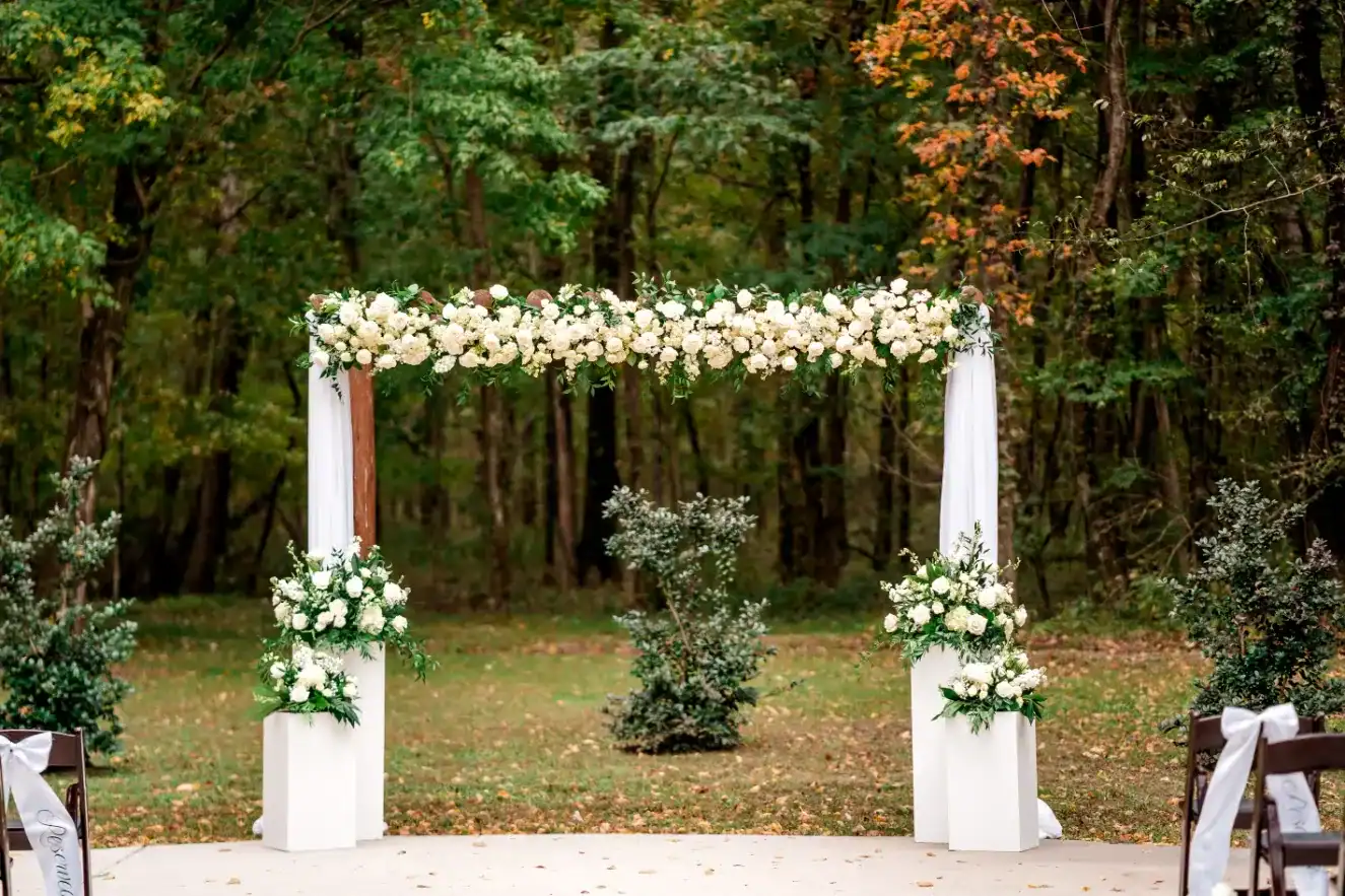 The Lofton Outdoor Wedding Ceremony Site Lauren Askew Photography